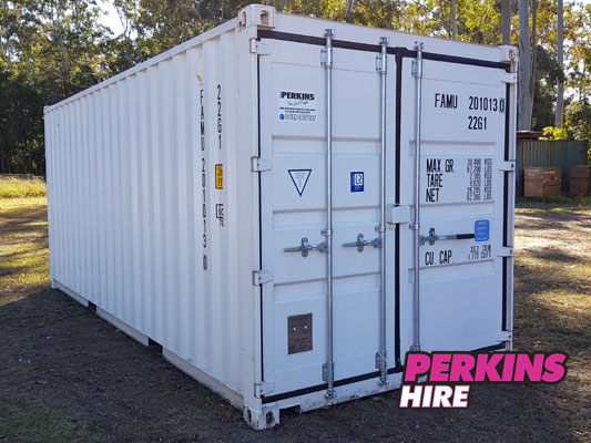 Perkins coffs harbour shipping container hire 20ft
